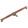 Mexen Flat 360° Slim Caniveau linéaire pivotant 100 cm, or rose - 1641100