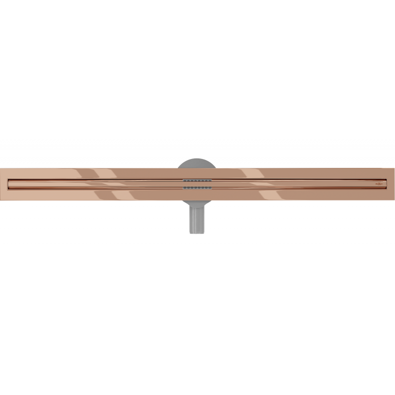 Mexen Flat 360° Slim caniveau de douche linéaire rotatif 100 cm, or rose - 1641100