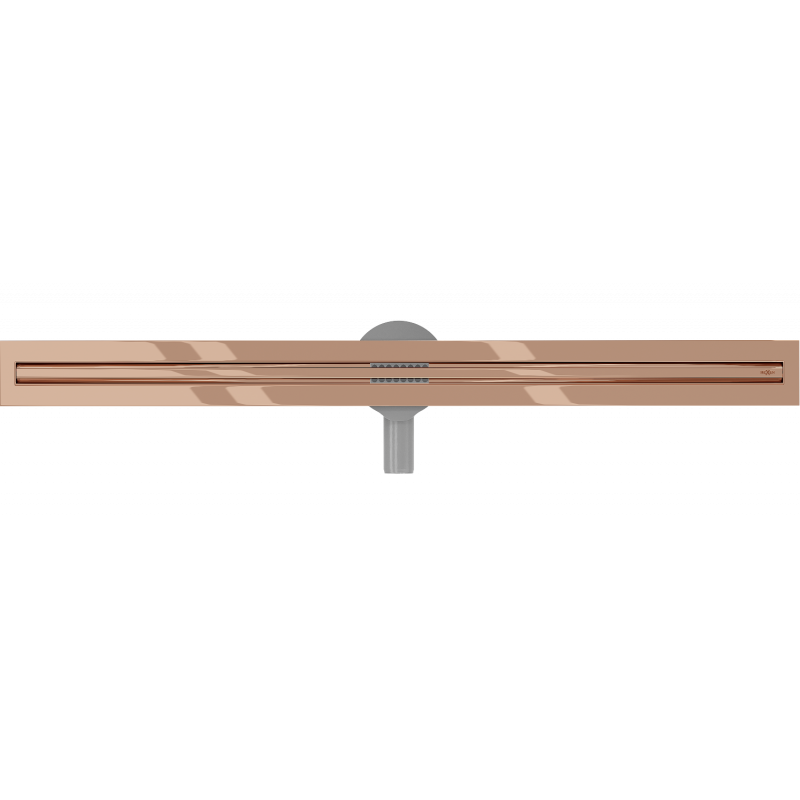 Mexen Flat 360° Slim odpływ liniowy obrotowy 100 cm, różowe złoto - 1641100