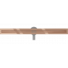 Mexen Flat 360° Slim drehbarer Linearablauf 100 cm, Roségold - 1641100