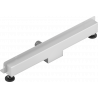Mexen Flat Wall muurafvoer met sleuf 2-in-1 70 cm, inox - 1030070