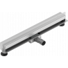 Mexen Flat Wall muurafvoer met sleuf 2-in-1 70 cm, inox - 1030070