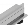 Mexen Flat Wall muurafvoer met sleuf 2-in-1 70 cm, inox - 1030070