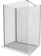 Mexen Kioto paravan za tuš Walk-in 90 x 80 cm, proziran, crni - 800-090-212-70-00-080