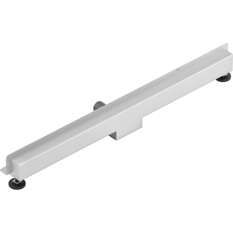 Mexen Flat Wall caniveau linéaire mural 2-en-1 100 cm, inox - 1030100