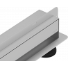 Mexen Flat Wall muurafvoer 2-in-1 100 cm, inox - 1030100