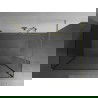 Mexen Kioto douchewand Walk-in 120 x 85 x 30 cm, transparant, goud geborsteld - 800-120-085-221-55-00-030