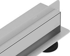 Mexen Flat Wall lineaire wandafvoer 2-in-1 110 cm, inox - 1030110