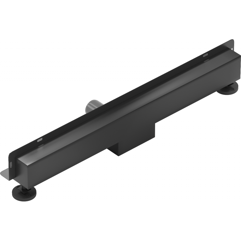 Mexen Flat Wall odpływ liniowy ścienny 2w1 60 cm, czarny - 1730060