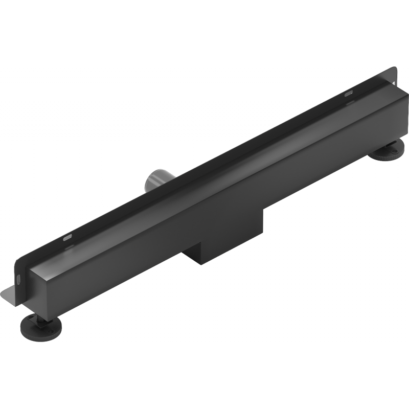 Mexen Flat Wall muurlijnstortgoot 2-in-1 70 cm, zwart - 1730070