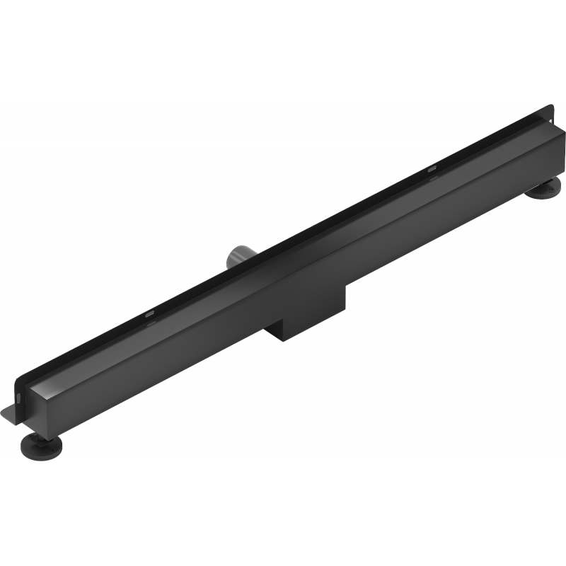 Mexen Flat Wall odpływ liniowy ścienny 2w1 80 cm, czarny - 1730080