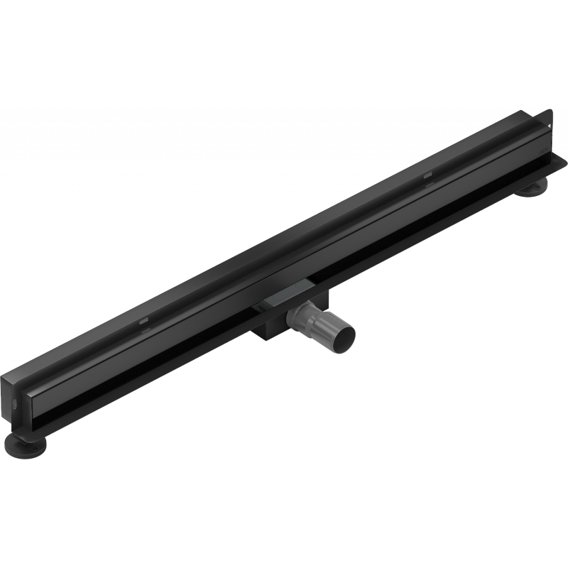 Mexen Flat Wall Wandabflussrinne 2-in-1 80 cm, schwarz - 1730080
