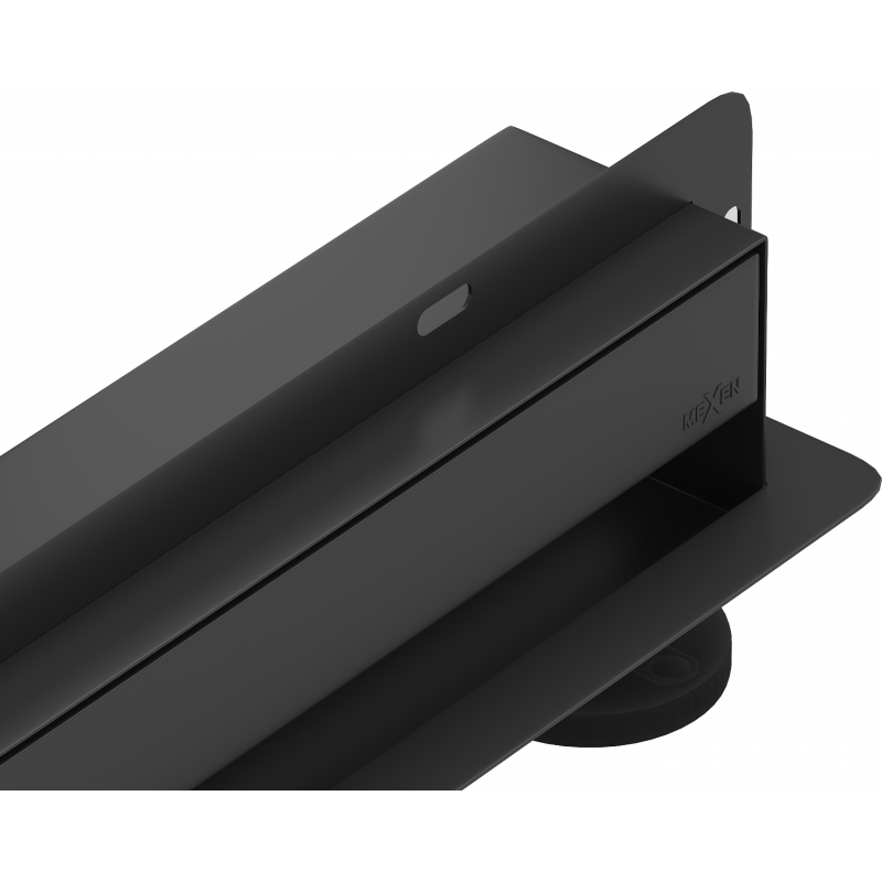 Mexen Flat Wall linear wall drain 2in1 90 cm, black - 1730090
