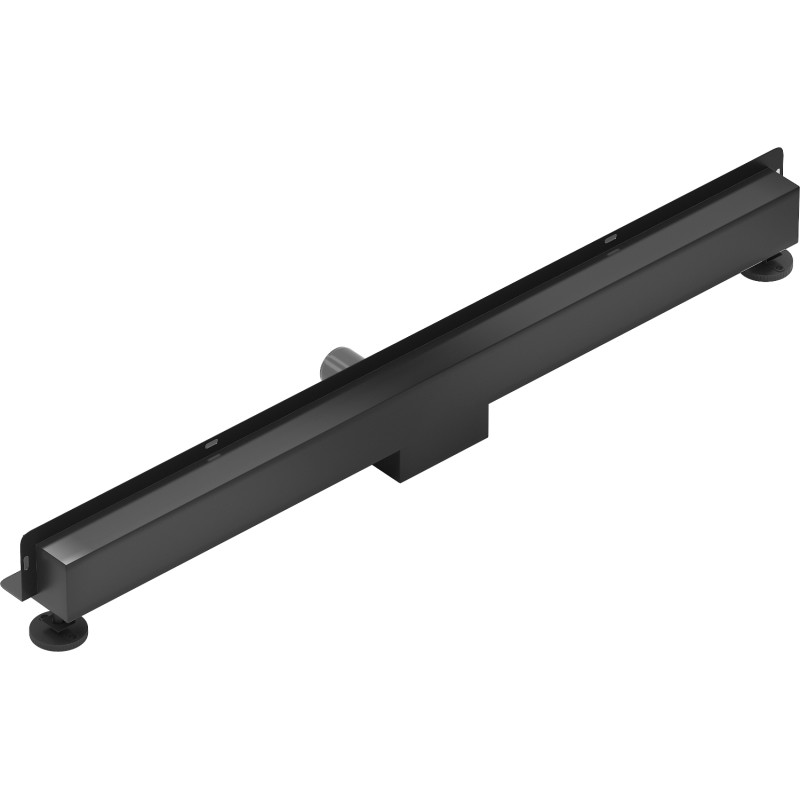 Mexen Flat Wall desagüe lineal de pared 2 en 1 de 90 cm, negro - 1730090