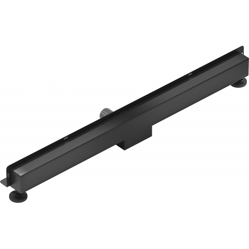Mexen Flat Wall odpływ liniowy ścienny 2w1 90 cm, czarny - 1730090
