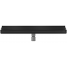Mexen Flat Wall muurgoot 2-in-1 90 cm, zwart - 1730090