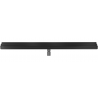 Mexen Flat Wall seinaäärne joonvool 2-in-1 120 cm, must - 1730120