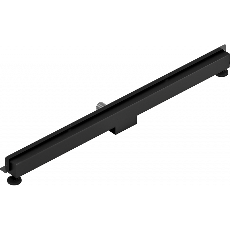 Mexen Flat Wall 2-in-1 Wall Linear Drain 120 cm, Black - 1730120