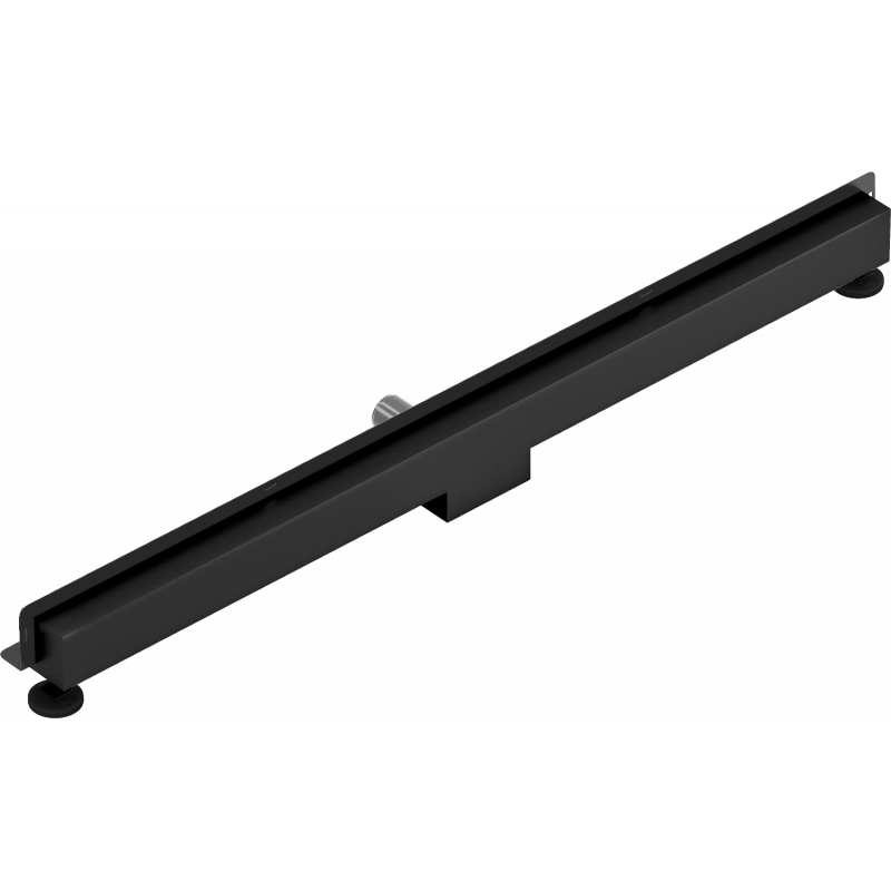 Mexen Flat Wall siphon mural linéaire 2 en 1 120 cm, noir - 1730120
