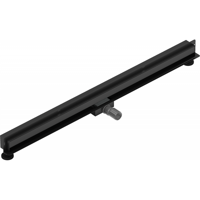 Mexen Flat Wall odpływ liniowy ścienny 2w1 120 cm, czarny - 1730120