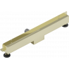 Mexen Flat Wall lineaire wandafvoer 2in1 70 cm, goud - 1530070
