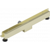 Mexen Flat Wall Wandablauf 2-in-1 70 cm, gold - 1530070