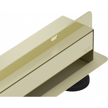 Mexen Flat Wall odpływ liniowy ścienny 2w1 90 cm, złoty - 1530090