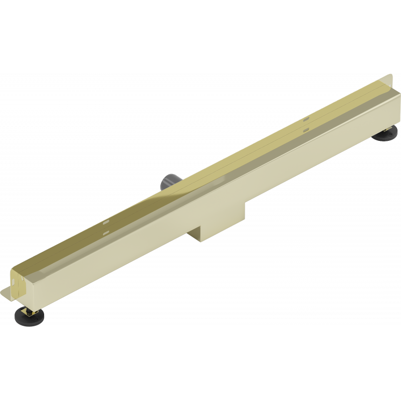 Mexen Flat Wall Wandablauf 2-in-1 90 cm, gold - 1530090