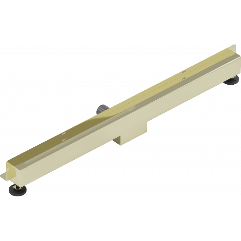 Mexen Flat Wall drain linéaire mural 2en1 100 cm, doré - 1530100