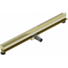 Mexen Flat Wall lineaire wandafvoer 2-in-1 100 cm, goud - 1530100