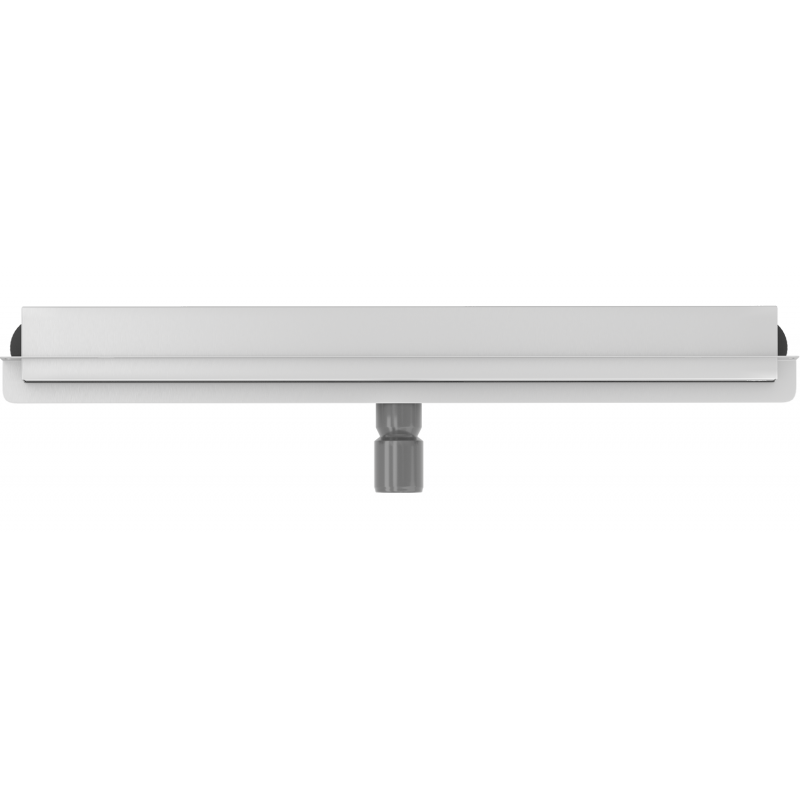 Mexen Flat Wall caniveau linéaire mural 2en1 60 cm, inox - 1030060