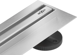 Mexen Flat 360° Slim ralo linear rotativo 60 cm, inox - 1041060