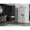 Mexen Kioto dušisein Walk-in 130 x 75 cm, läbipaistev, gun metal - 800-130-212-95-00-075