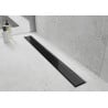 Mexen Flat MGB Linienablauf 80 cm, schwarzes Glas - 1026080-15