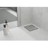 Mexen Flat-Q M13 Bodeneinlauf quadratisch 12 x 12 cm, Inox - 1010012