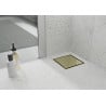 Mexen Flat-Q M13 Bodenablauf quadratisch 15 x 15 cm, gold - 1510015
