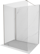 Mexen Kioto duša sienas Walk-in 120 x 70 cm, caurspīdīga, matēts niķelis - 800-120-212-97-00-070