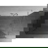Mexen Kioto douchewand Walk-in 110 x 95 cm, transparant, geborsteld nikkel - 800-110-212-97-00-095