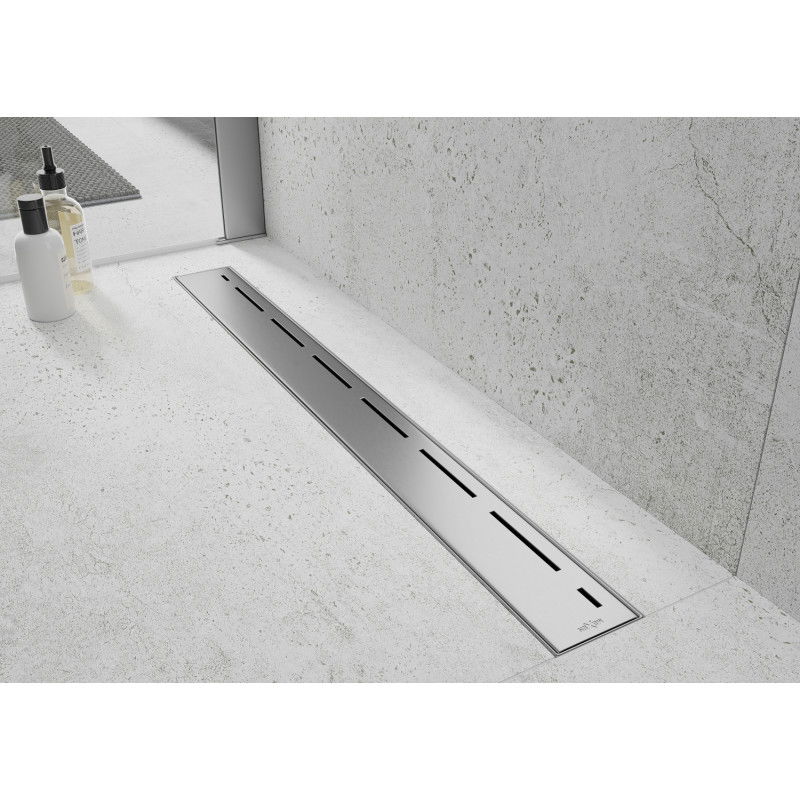 Mexen Flat M03 vāks lineārajai noteka 60 cm, nerūsējošs tērauds - 1022060