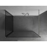 Mexen Kioto dušisein Walk-in 90 x 80 cm, must raam, harjatud nikkel - 800-090-212-97-70-080