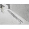 Mexen Flat M08 maskownica do odpływu liniowego 90 cm, inox - 1025090