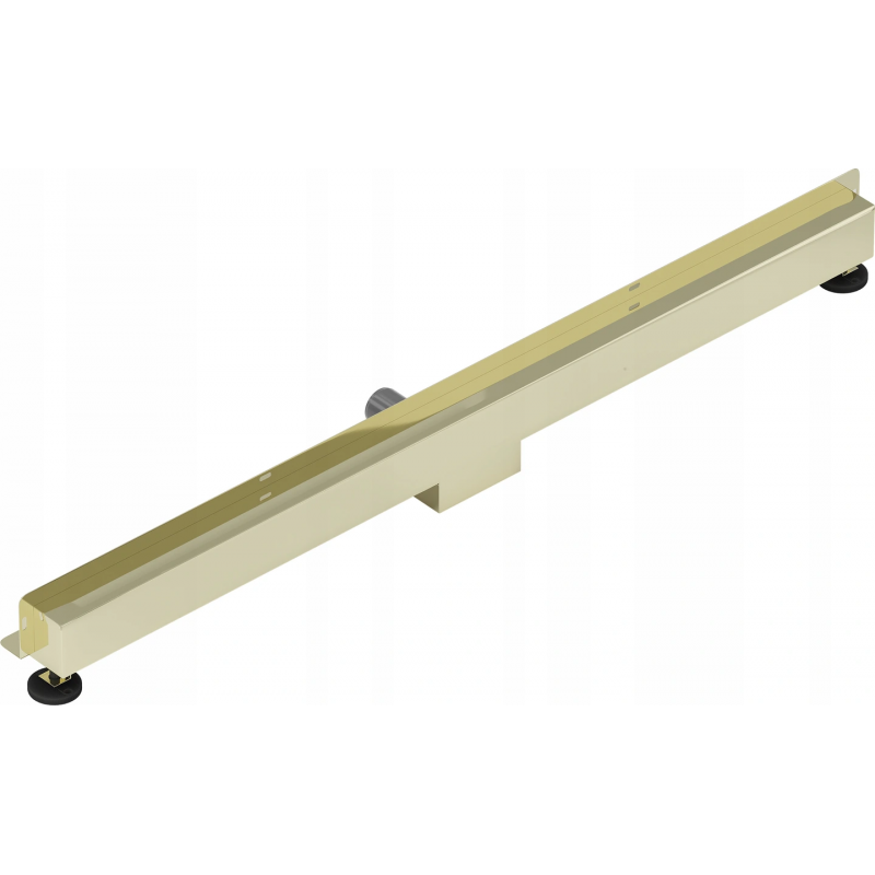 Mexen Flat Wall desagüe lineal de pared 2 en 1 120 cm, dorado - 1530120