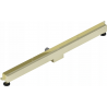 Mexen Flat Wall odpływ liniowy ścienny 2w1 120 cm, złoty - 1530120