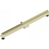 Mexen Flat Wall Wandablauf 2-in-1, 120 cm, gold - 1530120