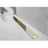 Mexen Flat M12 tapa para desagüe lineal 90 cm, dorado - 1521090
