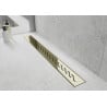 Mexen Flat M18 cache pour siphon de sol linéaire 90 cm, or - 1523090