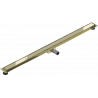 Mexen Flat M13 caniveau linéaire 2 en 1 120 cm, doré - 1510120