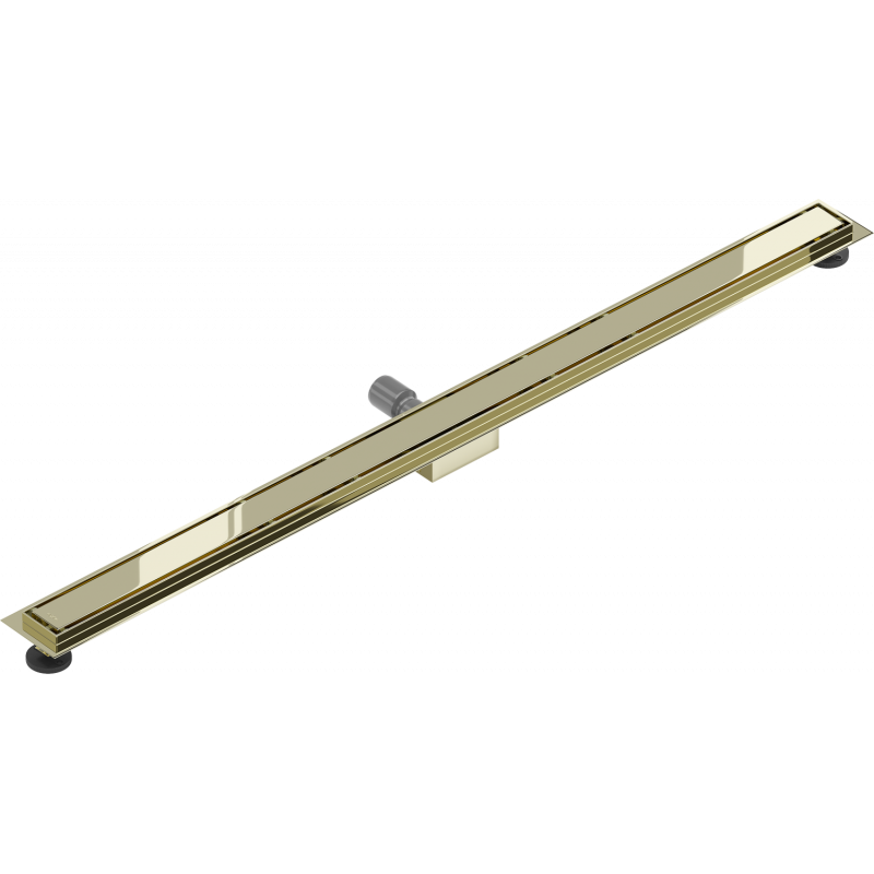Mexen Flat M13 escoamento linear 2em1 130 cm, dourado - 1510130