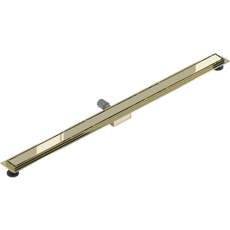 Mexen Flat M13 évacuation linéaire 2 en 1 150 cm, doré - 1510150