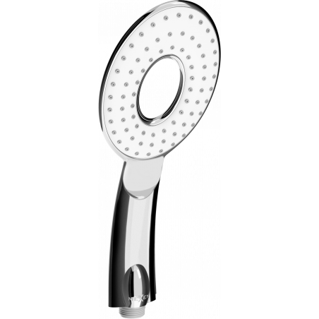 Mexen R-73 1-function shower head, chrome/white - 79573-02